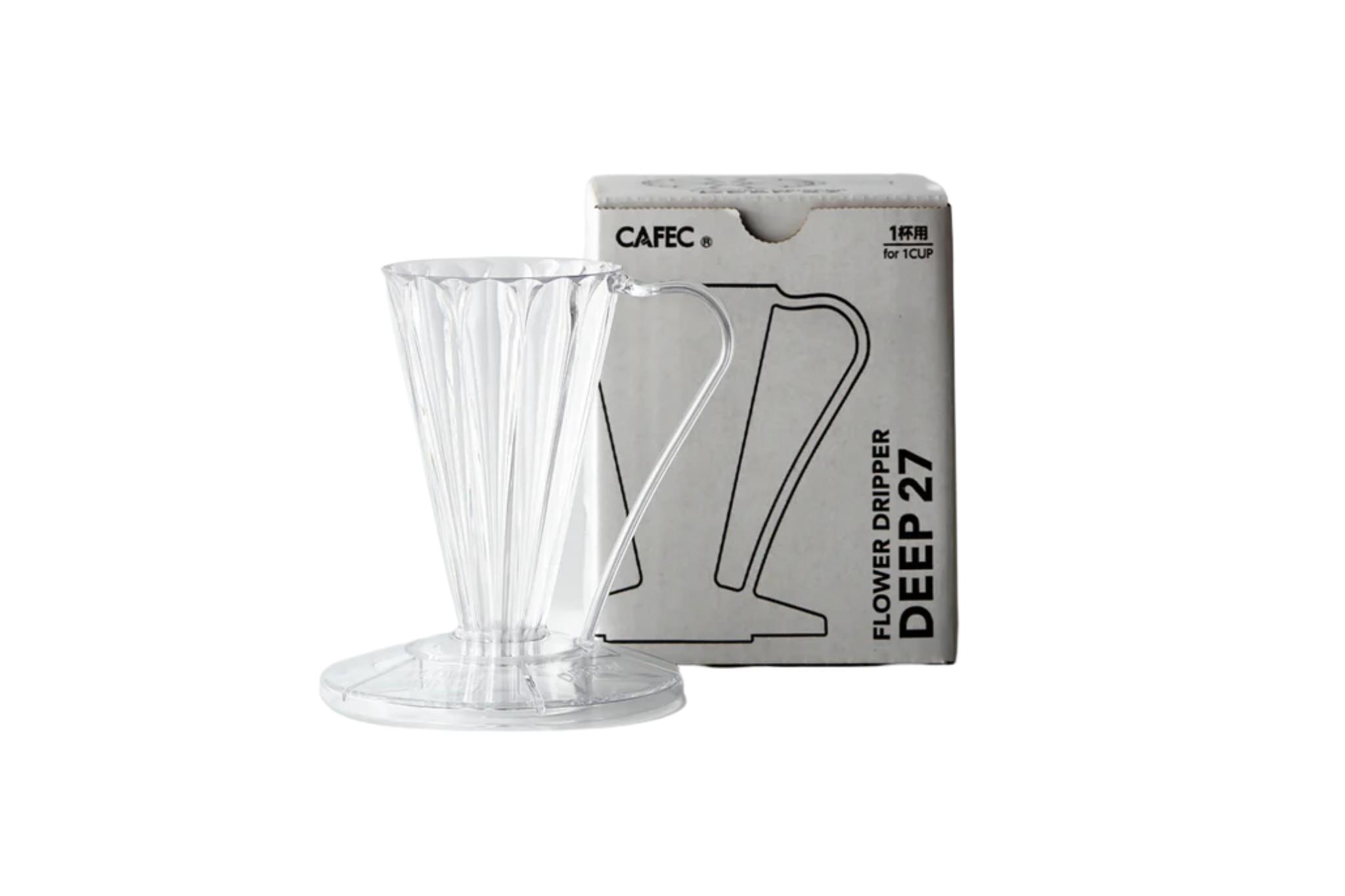 [Cafec] Flower Dripper Deep 27 + Abaca Filter