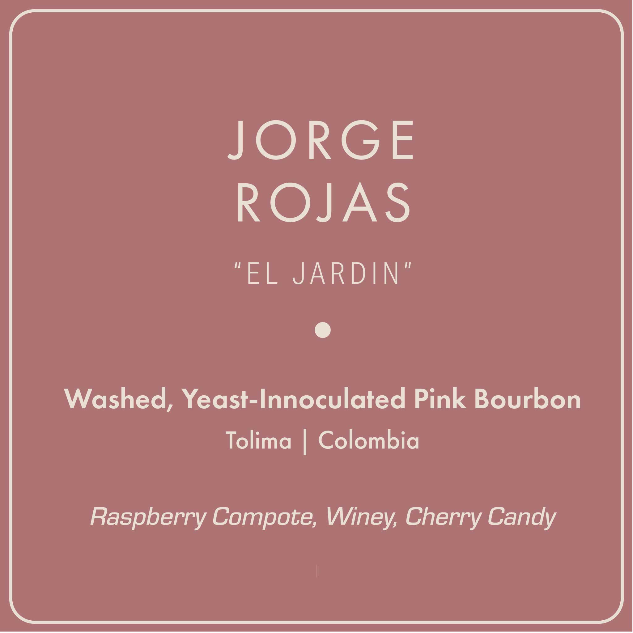 Jorge Rojas "El JardÍn"