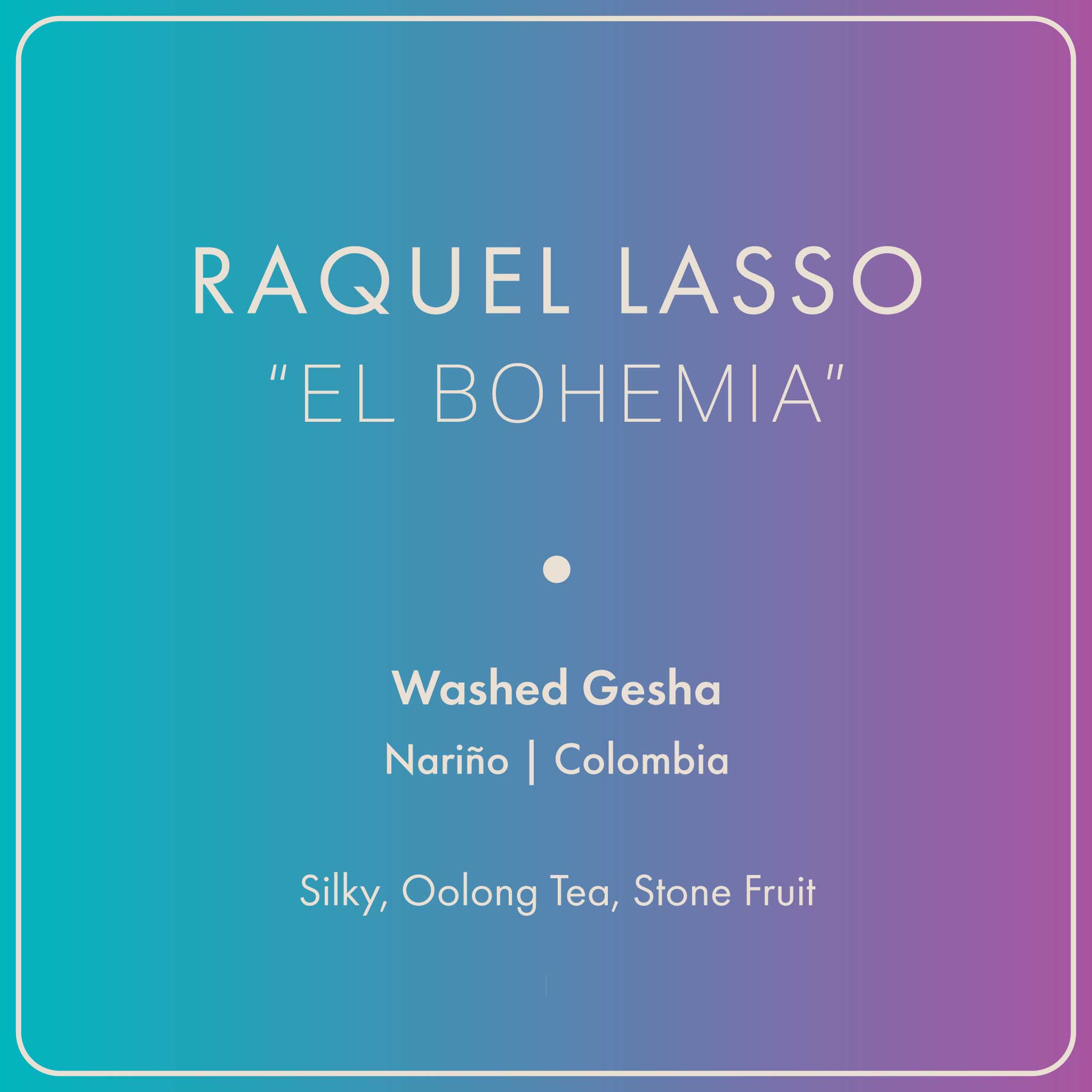 Raquel Lasso "Finca Bohemia"